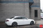 Audi A6 1.8T S-Line Sedan on Vossen Wheels (CVT) 2017 года